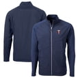 thumbnail image 1 of Men's Cutter & Buck  Navy Minnesota Twins Big & Tall Adapt Eco Knit Hybrid Recycled Full-Zip Jacket, 1 of 3