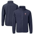 thumbnail image 1 of Men's Cutter & Buck Navy Minnesota Twins Big & Tall Charter Eco Recycled Full-Zip Jacket, 1 of 3