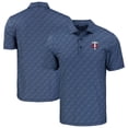 thumbnail image 1 of Men's Cutter & Buck Navy Minnesota Twins Pike Eco Pebble Print Stretch Recycled Polo, 1 of 3