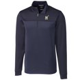 thumbnail image 1 of Men's Cutter & Buck Navy Navy Midshipmen Big & Tall Traverse Stripe Half-Zip Pullover Jacket, 1 of 1
