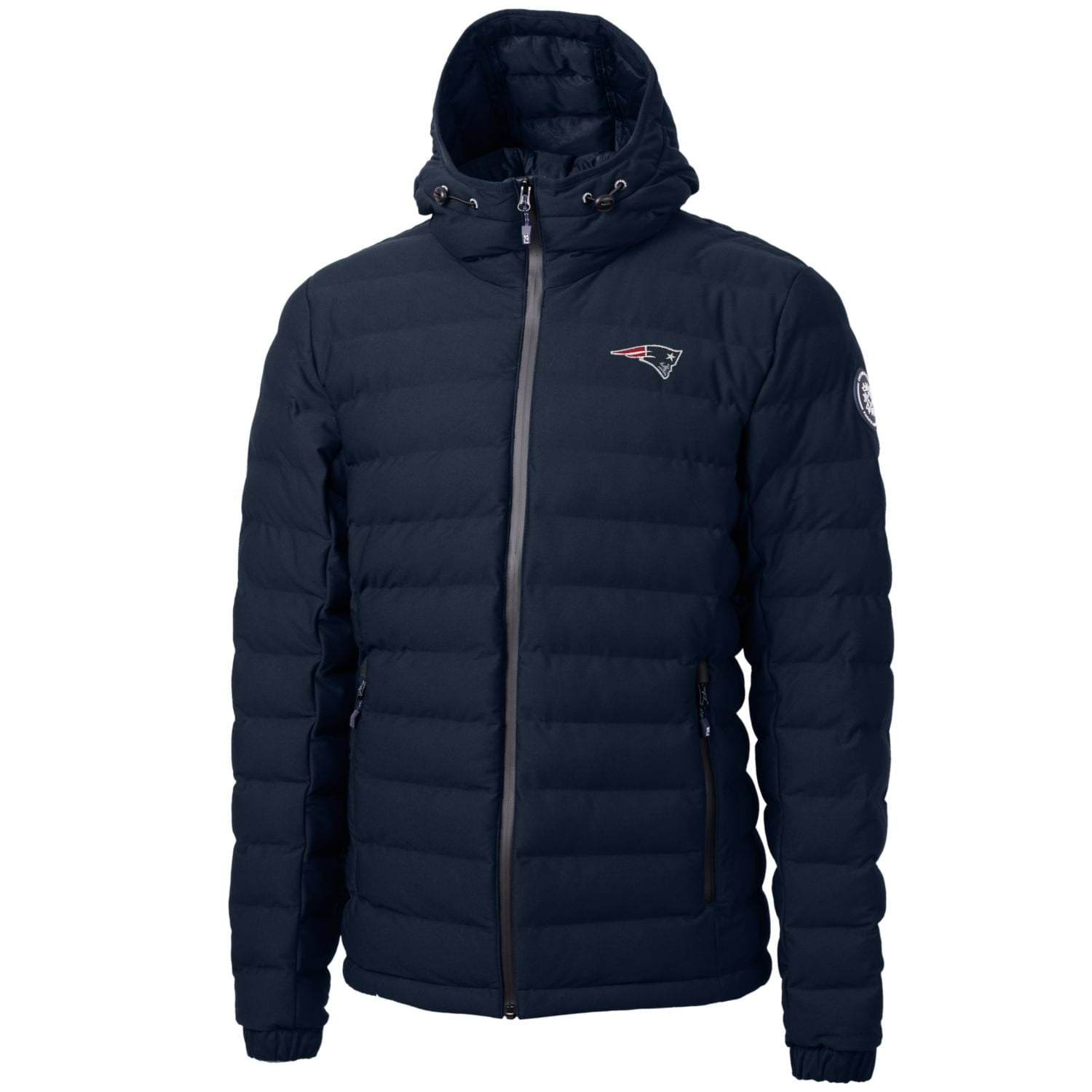 Men s Cutter Buck Navy New England Patriots Mission Ridge Repreve Full Zip Puffer Jacket Walmart