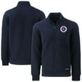 thumbnail image 1 of Men's-Cutter & Buck  Navy New England Revolution Big & Tall Roam Eco Tri-Blend Recycled Full-Zip Jacket, 1 of 3