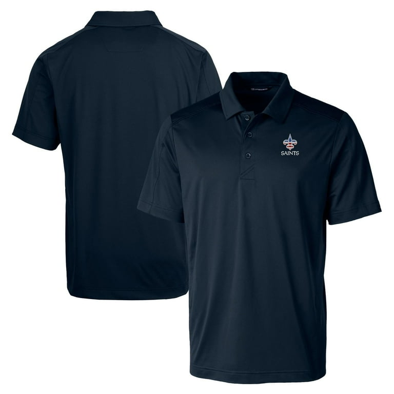 Men s Cutter Buck Navy New Orleans Saints Big Tall Prospect Textured Stretch Polo Walmart