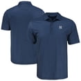thumbnail image 1 of Men's Cutter & Buck Navy New York Yankees Big & Tall Pike Eco Shadow Check Print Polo, 1 of 3