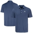 thumbnail image 1 of Men's Cutter & Buck Navy New York Yankees Forge Eco Fine Line Stripe Polo, 1 of 3