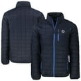 thumbnail image 1 of Men's Cutter & Buck Navy New York Yankees Rainier PrimaLoft- Eco Insulated Full-Zip Hoodie Puffer Jacket, 1 of 3