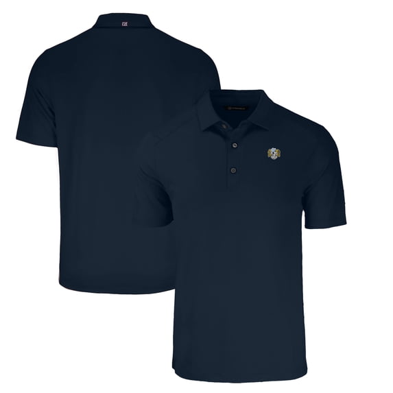 Men's Cutter & Buck Navy North Carolina Tar Heels Big & Tall Forge Eco Stretch Recycled Polo