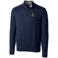 thumbnail image 1 of Men's Cutter & Buck Navy Northern Arizona Lumberjacks Big & Tall College Vault Lakemont Tri-Blend Half-Zip Pullover, 1 of 1