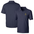 thumbnail image 1 of Men's Cutter & Buck Navy Northern Arizona Lumberjacks Big & Tall Forge Pencil Stripe Stretch Polo, 1 of 3