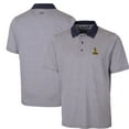thumbnail image 1 of Men's Cutter & Buck Navy Northern Arizona Lumberjacks Big & Tall Forge Tonal Stripe Stretch Polo, 1 of 3