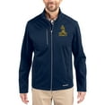 thumbnail image 1 of Men's Cutter & Buck Navy Northern Arizona Lumberjacks Evoke Eco Softshell Recycled Full-Zip Jacket, 1 of 2