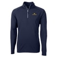 thumbnail image 1 of Men's Cutter & Buck Navy Notre Dame Fighting Irish Big & Tall Adapt Eco Knit Quarter-Zip Pullover Jacket, 1 of 1