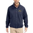 thumbnail image 1 of Men's Cutter & Buck Navy Notre Dame Fighting Irish Charter Eco Recycled Full-Zip Jacket, 1 of 2