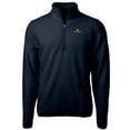 thumbnail image 1 of Men's Cutter & Buck Navy Notre Dame Fighting Irish Team Logo Cascade Eco Sherpa Fleece Quarter-Zip Pullover Jacket, 1 of 1