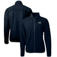 thumbnail image 1 of Men's Cutter & Buck Navy Old Dominion Monarchs Cascade Eco Sherpa Fleece Full-Zip Jacket, 1 of 3