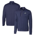 thumbnail image 1 of Men's Cutter & Buck Navy Old Dominion Monarchs Heathered Vault Stealth Quarter-Zip Pullover Top, 1 of 3