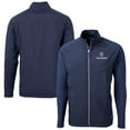thumbnail image 1 of Men's Cutter & Buck  Navy PGA TOUR Volunteers Big & Tall Adapt Eco Knit Hybrid Recycled Full-Zip Jacket, 1 of 3