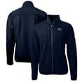 thumbnail image 1 of Men's Cutter & Buck Navy Penn State Nittany Lions Big & Tall Cascade Eco Sherpa Fleece Full-Zip Jacket, 1 of 3