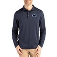thumbnail image 1 of Men's Cutter & Buck  Navy Penn State Nittany Lions Primary Coastline Epic Comfort Long-Sleeve Polo, 1 of 2