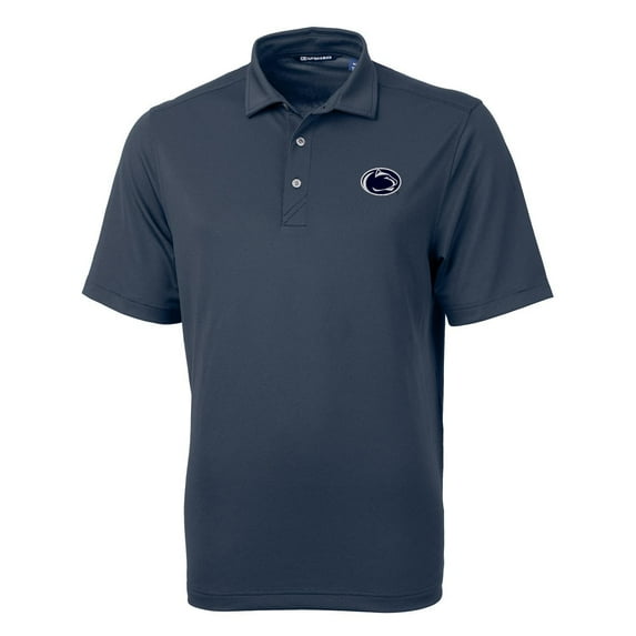 Men's Cutter & Buck Navy Penn State Nittany Lions Virtue Eco Pique Recycled Polo