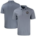 thumbnail image 1 of Men's-Cutter & Buck  Navy Philadelphia Union Forge Eco Double Stripe Stretch Recycled Tri-Blend Polo, 1 of 3