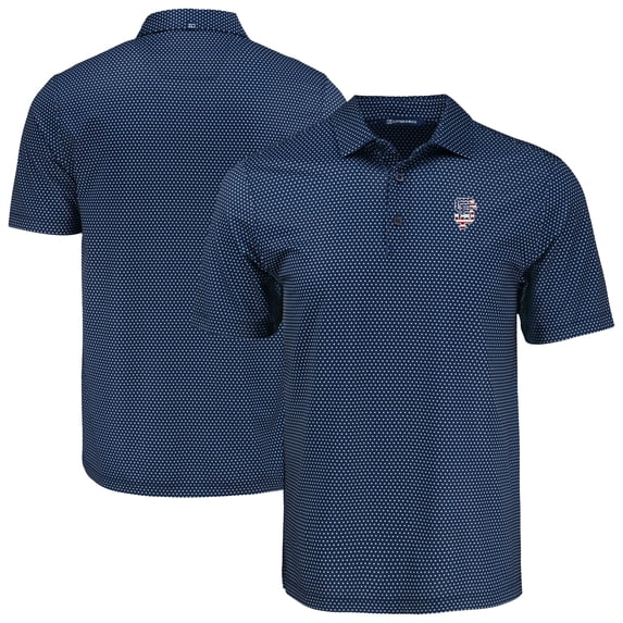 Men's Cutter & Buck Navy San Francisco Giants Pike Eco Shadow Check Print