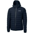 thumbnail image 1 of Men's Cutter & Buck Navy Seattle Seahawks Mission Ridge Repreve Full-Zip Puffer Jacket, 1 of 1