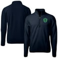 thumbnail image 1 of Men's-Cutter & Buck  Navy Seattle Sounders FC Cascade Eco Fleece Quarter-Zip Jacket, 1 of 3