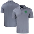 thumbnail image 1 of Men's-Cutter & Buck  Navy Seattle Sounders FC Forge Eco Double Stripe Stretch Recycled Tri-Blend Polo, 1 of 3