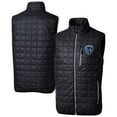 thumbnail image 1 of Men's-Cutter & Buck  Navy Sporting Kansas City Big & Tall Rainier PrimaLoft Eco Insulated Full-Zip Puffer Vest, 1 of 3