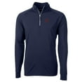 thumbnail image 1 of Men's Cutter & Buck Navy St. Johns Red Storm Big & Tall Adapt Eco Knit Quarter-Zip Pullover Jacket, 1 of 1