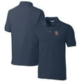 thumbnail image 1 of Men's Cutter & Buck Navy St. Louis Cardinals Big & Tall Advantage Pique DryTec Tri-Blend Polo, 1 of 3