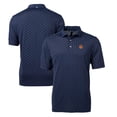 thumbnail image 1 of Men's Cutter & Buck Navy Syracuse Orange Big & Tall Virtue Eco Pique Tile Print Recycled DryTec Polo, 1 of 3