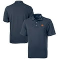 thumbnail image 1 of Men's Cutter & Buck  Navy Syracuse Orange Vault DryTec Virtue Eco Pique Recycled Polo, 1 of 3