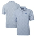 thumbnail image 1 of Men's Cutter & Buck Navy Tampa Bay Rays Virtue Eco Pique Botanical Print Recycled Polo, 1 of 3