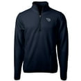 thumbnail image 1 of Men's Cutter & Buck Navy Tennessee Titans Big & Tall Cascade Eco Sherpa Fleece Quarter-Zip Pullover Jacket, 1 of 1