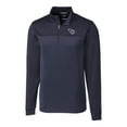 thumbnail image 1 of Men's Cutter & Buck Navy Tennessee Titans Big & Tall Traverse Stripe Half-Zip Pullover Jacket, 1 of 1