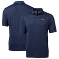 thumbnail image 1 of Men's Cutter & Buck Navy UConn Huskies Big & Tall Virtue Eco Pique Tile Print Recycled Polo, 1 of 3