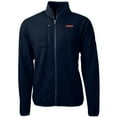 thumbnail image 1 of Men's Cutter & Buck Navy UConn Huskies Team Logo Cascade Eco Sherpa Fleece Full-Zip Jacket, 1 of 1
