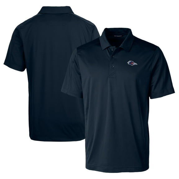 Men's Cutter & Buck  Navy UTSA Roadrunners Big & Tall Prospect Textured Stretch DryTec Polo