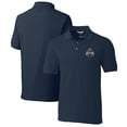 thumbnail image 1 of Men's Cutter & Buck Navy Utah State Aggies Advantage Tri-Blend DryTec Pique Polo, 1 of 3