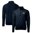 thumbnail image 1 of Men's Cutter & Buck Navy Utah State Aggies Vault Cascade Eco Sherpa Fleece Big & Tall Quarter-Zip Top, 1 of 3