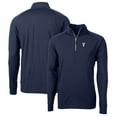 thumbnail image 1 of Men's Cutter & Buck Navy Villanova Wildcats Adapt Eco Knit Stretch Recycled Quarter-Zip Pullover Top, 1 of 3