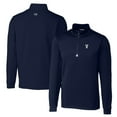 thumbnail image 1 of Men's Cutter & Buck Navy Villanova Wildcats Big & Tall Traverse Stretch Quarter-Zip Pullover Top, 1 of 3