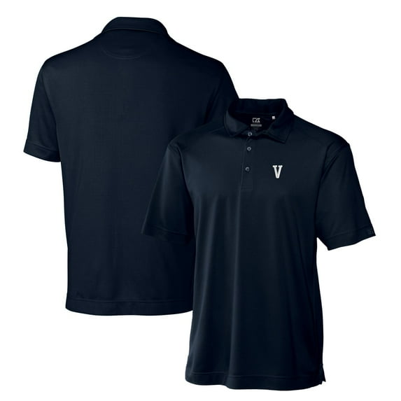Men's Cutter & Buck Navy Villanova Wildcats DryTec Genre Textured Solid Polo