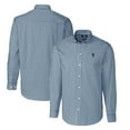 thumbnail image 1 of Men's Cutter & Buck Navy Villanova Wildcats Easy Care Stretch Gingham Big & Tall Long Sleeve Button-Down Shirt, 1 of 3