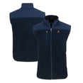 thumbnail image 1 of Men's Cutter & Buck  Navy Virginia Cavaliers Cascade Eco Sherpa Fleece Full-Zip Vest, 1 of 3