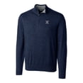 thumbnail image 1 of Men's Cutter & Buck Navy Xavier Musketeers Big & Tall Lakemont Half-Zip Jacket, 1 of 1