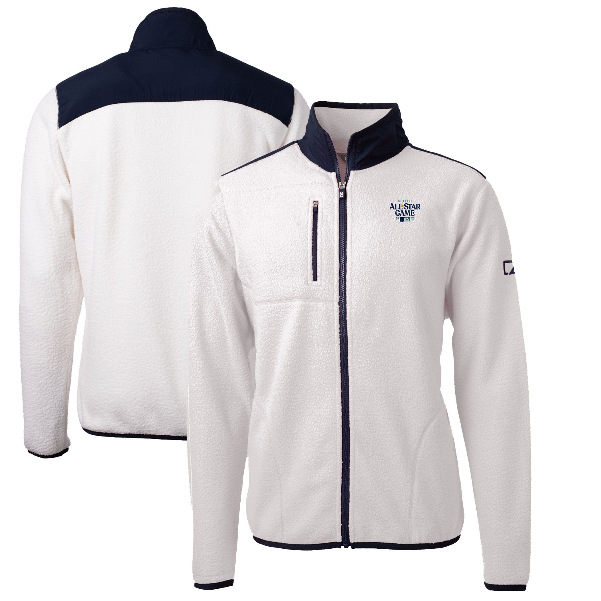 Men's Cutter & Buck Oatmeal 2023 MLB AllStar Game Cascade Eco Sherpa