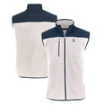 thumbnail image 1 of Men's Cutter & Buck  Oatmeal Virginia Cavaliers Cascade Eco Sherpa Fleece Full-Zip Vest, 1 of 3